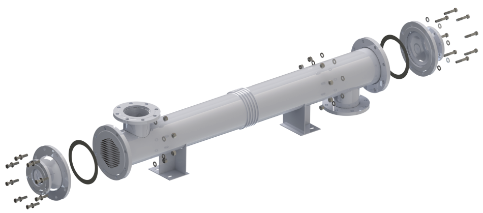 Кожухотрубный подогреватель 2