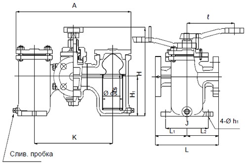 Схема фильтра грубой очистки Yoshitake SW-10