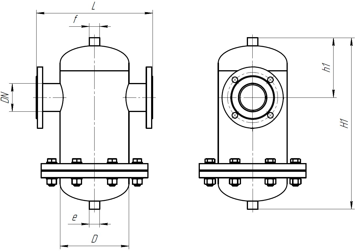 Sludge separator OPEKS-1-SS carbon steel
