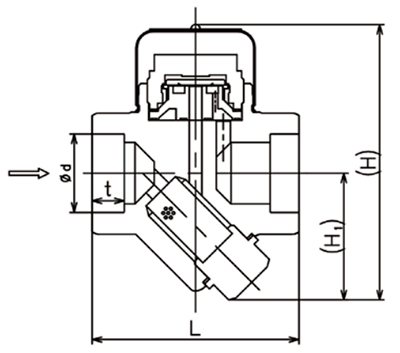 Condensate drain thermodynamic Yoshitake TSD-46