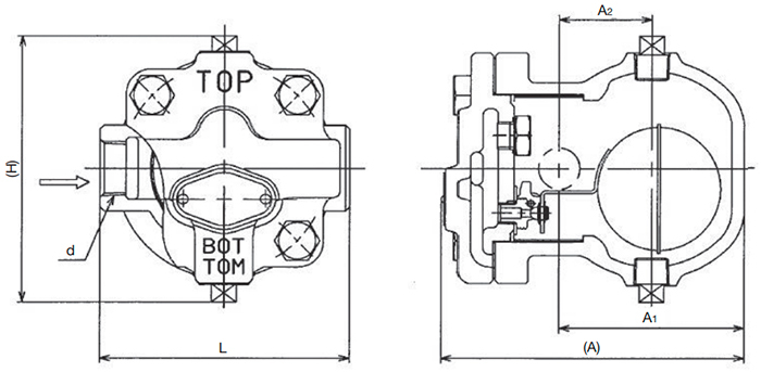 Конденсатоотводчик поплавковый Yoshitake TSF-8AT