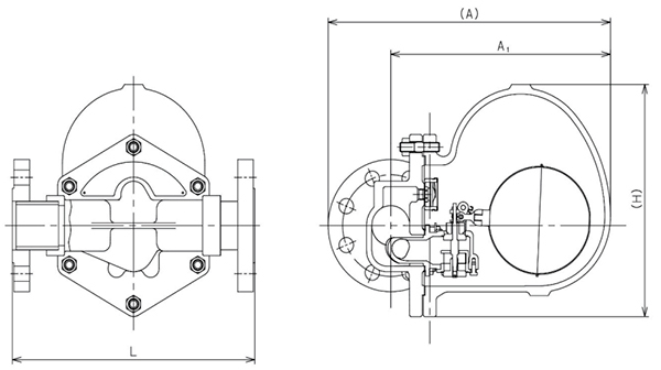 Float steam trap Yoshitake TSF-13CF
