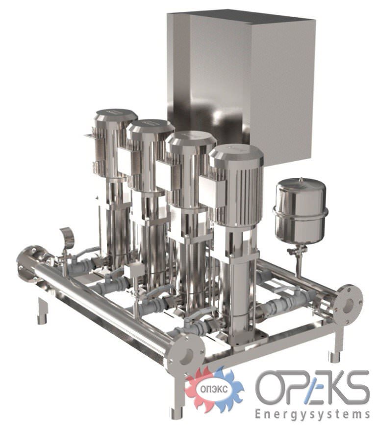 Насосная станция хозяйственно-бытового водоснабжения HYDROMAKS на базе многоступенчатых вертикальных насосов