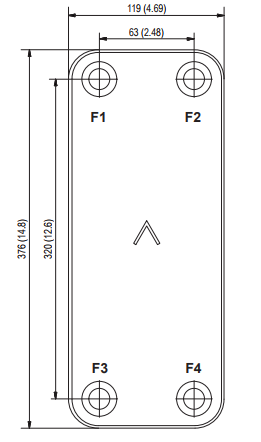 Размеры SWEP B16