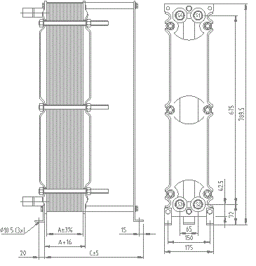 Размер THERMAKS РТА(GC)-28 Размер THERMAKS РТА(GC)-28