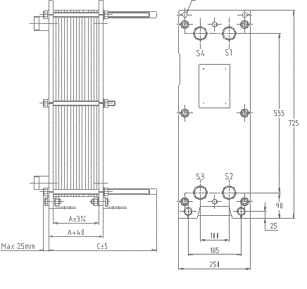 Размер THERMAKS РТА(GC)-30 Размер THERMAKS РТА(GC)-30
