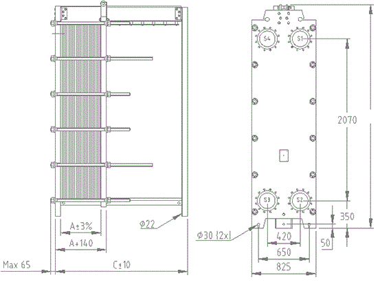 Размер THERMAKS РТА(GX)-140