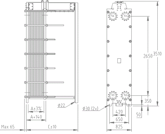 Размер THERMAKS РТА(GX)-180