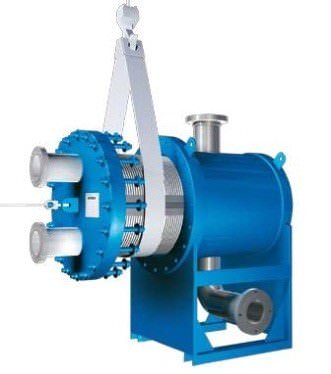 Сварной кожухопластинчатый теплообменник