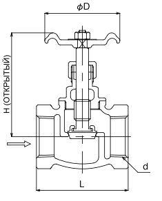 схема запірний вентиль Yoshitake GLV-1 схема запірний вентиль Yoshitake GLV-1