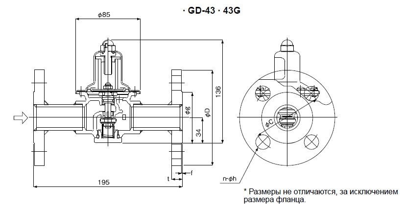схема GD-43, 43G