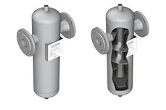 Steam and gas separators