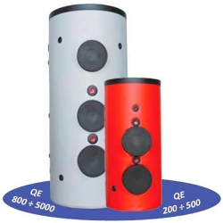 Водонагреватель со съмными оребрнными медными теплообменниками OMB QE Водонагреватель со съмными оребрнными медными теплообменниками OMB QE